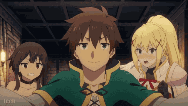 Konosuba Yell GIF