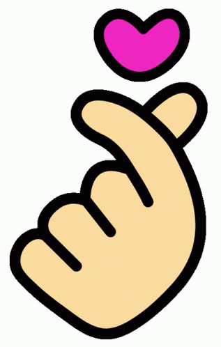 Korean Heart Korean GIF