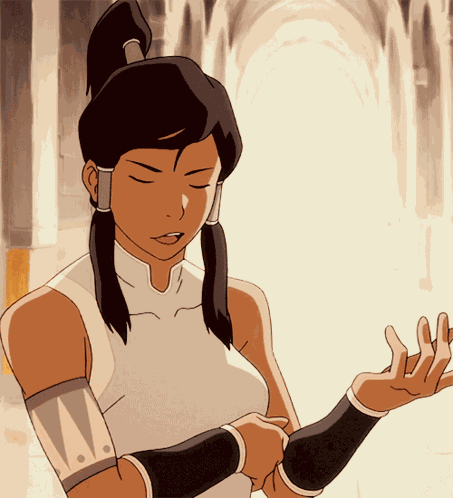Korra Talks The Legend Of Korra GIF