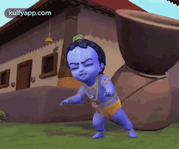 Krishna Who Is Made By His Beliefs.Gif GIF
