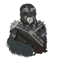 Krrsantan Wookie Sticker