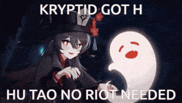 Kryptid Kryptid Got Hu Tao No Riot Needed GIF