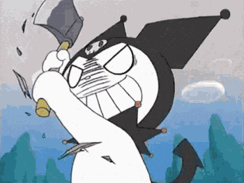 Kuromi Axe GIF