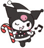 Kuromi Christmas Sticker