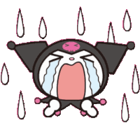 Kuromi Crying Sticker