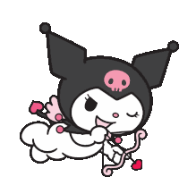Kuromi Cupid Sticker