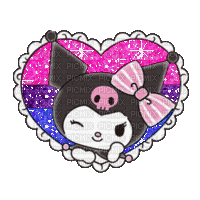 Kuromi Kuromi Heart Sticker
