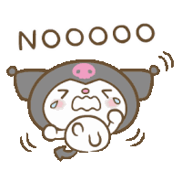 Kuromi Nooo Sticker