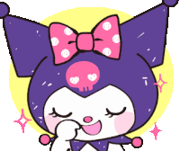 Kuromi Smug Sticker