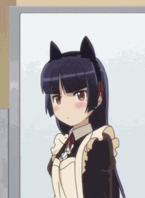 Kuroneko Ruri Gokou GIF