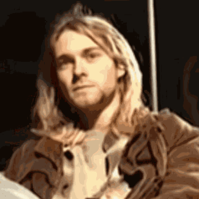 Kurt Cobain Nirvana GIF