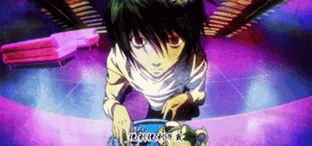 L Death Note Anime GIF