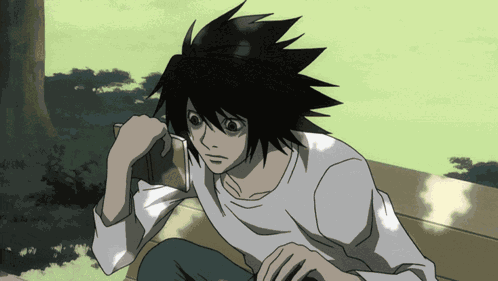 L Death Note GIF