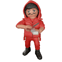 La Casa De Papel Playmobil Sticker