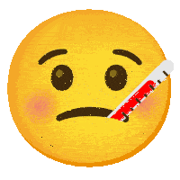 Lagnat May Sakit Sticker