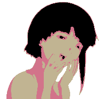 Lain Anime Sticker