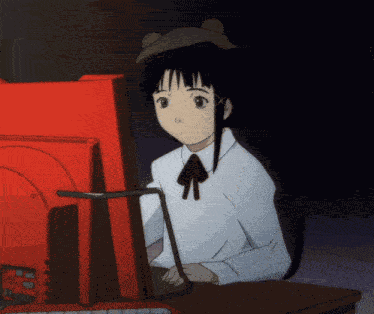Lain Serial Experiments Lain GIF