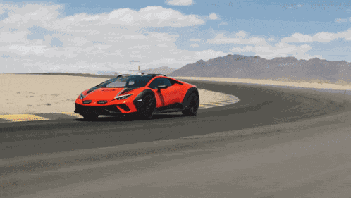 Lamborghini Huracan Sterrato Driving GIF