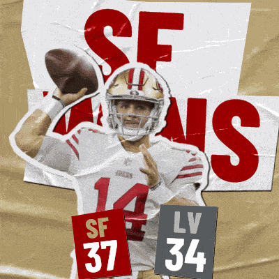 Las Vegas Raiders (34) Vs. San Francisco 49ers (37) Post Game GIF