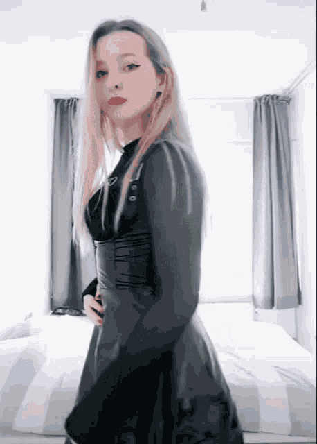 Latex Girl GIF