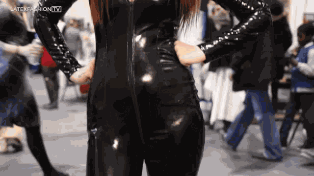 Latexfashiontv Latex Girl GIF
