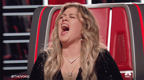 Laughing Hysterically Kelly Clarkson GIF