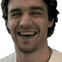 Laughing Liam Payne Sticker