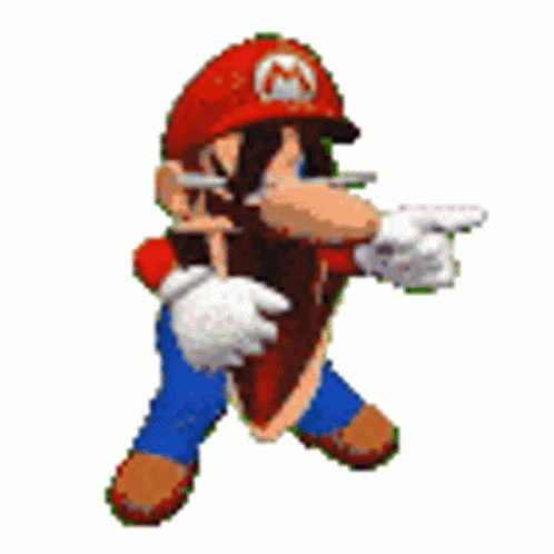 Laughing Mario GIF
