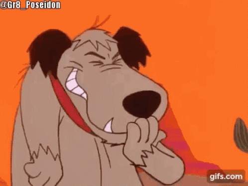 Laughing Muttley GIF