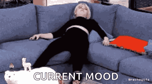 Lazy Girl GIF