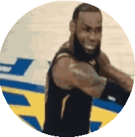 Lebron James Crying Sticker