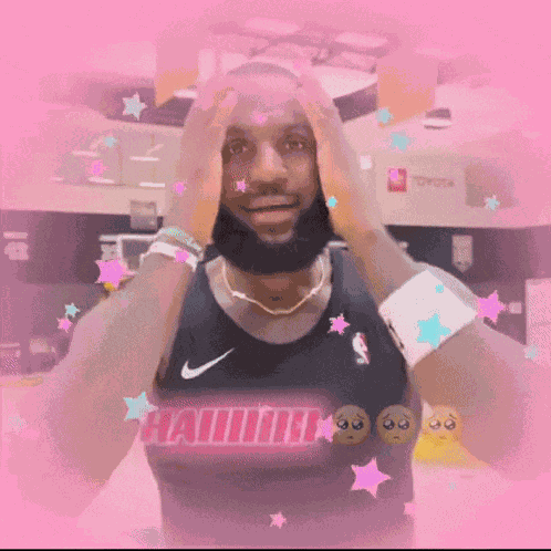 Lebron James Haiiiiii GIF