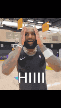 Lebron James Hiiii GIF