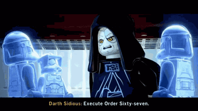 Lego Star Wars Palpatine GIF