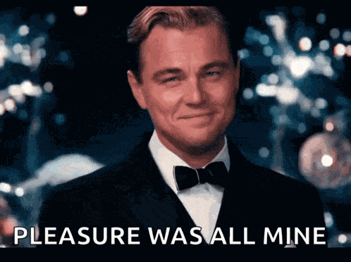 Leonardo Di Caprio Cheers GIF