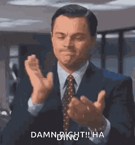 Leonardo Dicaprio Clapping GIF