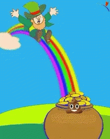 Leprechaun Pot Of Gold GIF
