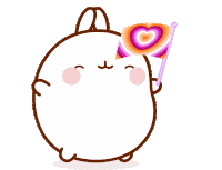 Lesbian Flag Molang Sticker