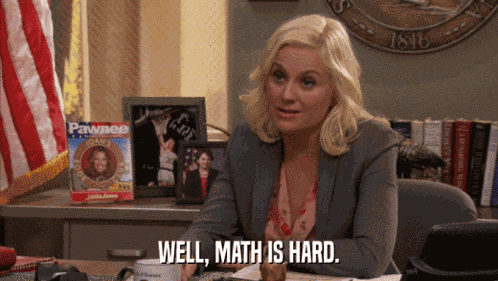 Leslie Knope Leslie Knope Math Is Hard GIF