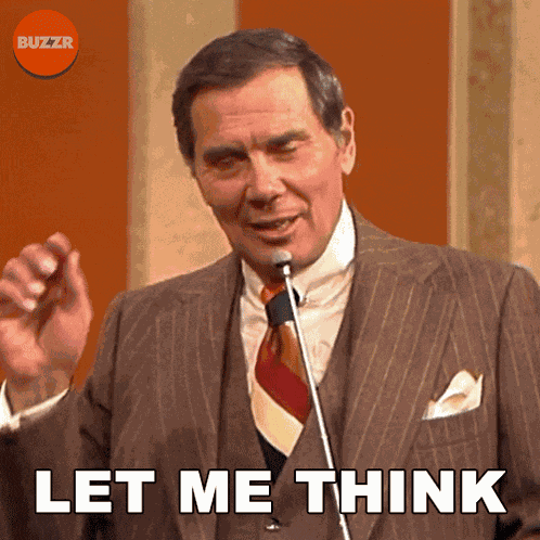 Let Me Think Gene Rayburn GIF