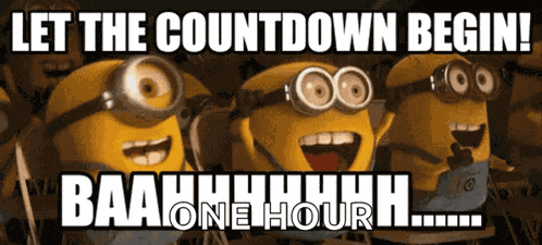 Let The Countdown Begin Baahhhhhhh GIF