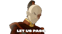 Let Us Pass Zuko Sticker