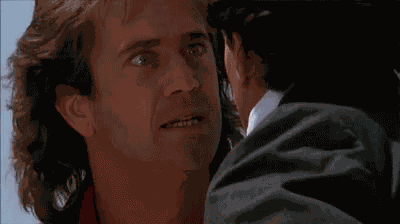 Lethal Weapon Mel Gibson GIF