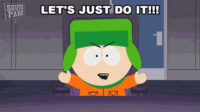Lets Just Do It Kyle Broflovski GIF