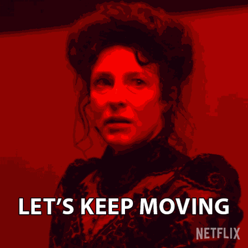 Lets Keep Moving Virginia Wilson GIF