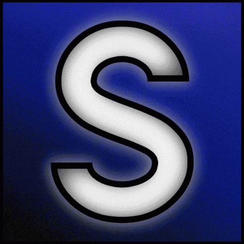 Letter S Spinning GIF