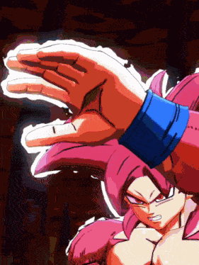 Lf Ssj4 Goku Blu Ssj4 Goku GIF