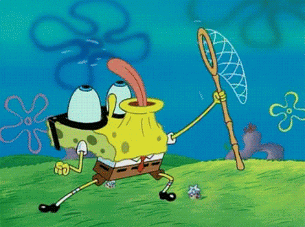 Licking Spongebob GIF