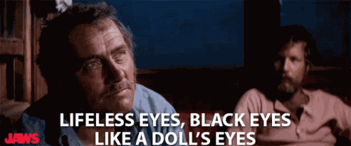 Lifeless Eyes Black Eyes GIF
