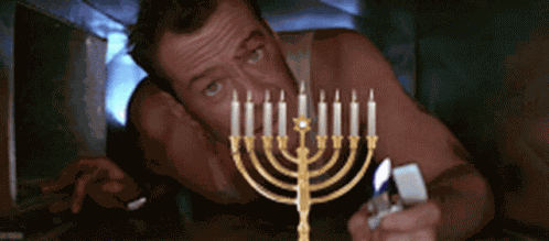 Light The Menorah Candle GIF